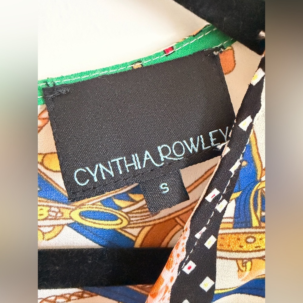 Cynthia Rowley Women's Multicolor Sleeveless Top - Picture 5 of 6